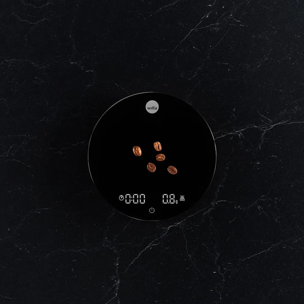 Wilfa Uni balance café cuisine précision 0,1 g USB-C