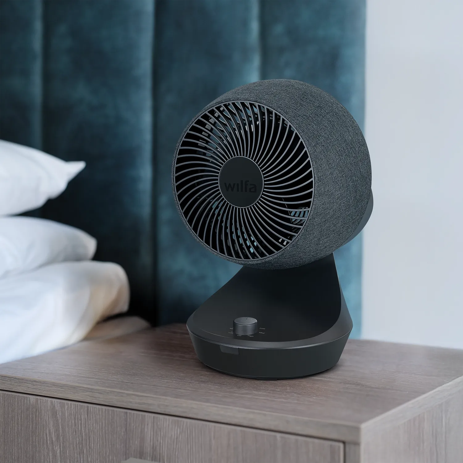 Wilfa Breeze ventilateur de table tissu 35 W silencieux