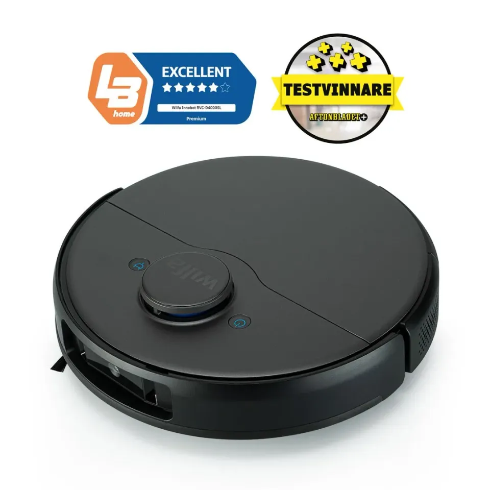 Wilfa Innobot RVC-D4000SL aspirateur robot laveur LiDAR