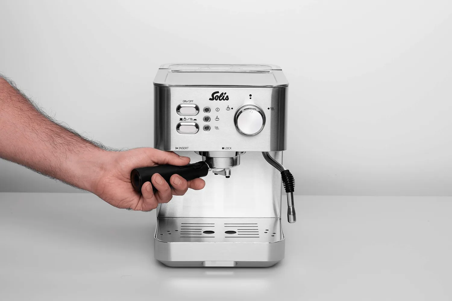 Solis Prima Aroma 1010 machine expresso inox 1,5 L 15 bars