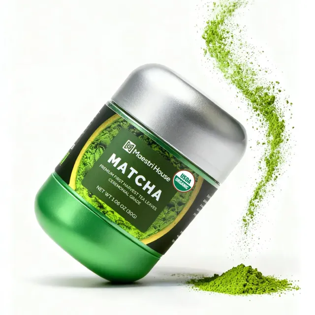 Maestri House House matcha cérémonie bio 30 g première récolte