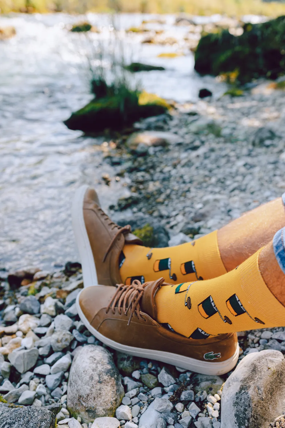 Comandante chaussettes Sherbert 42-46 café
