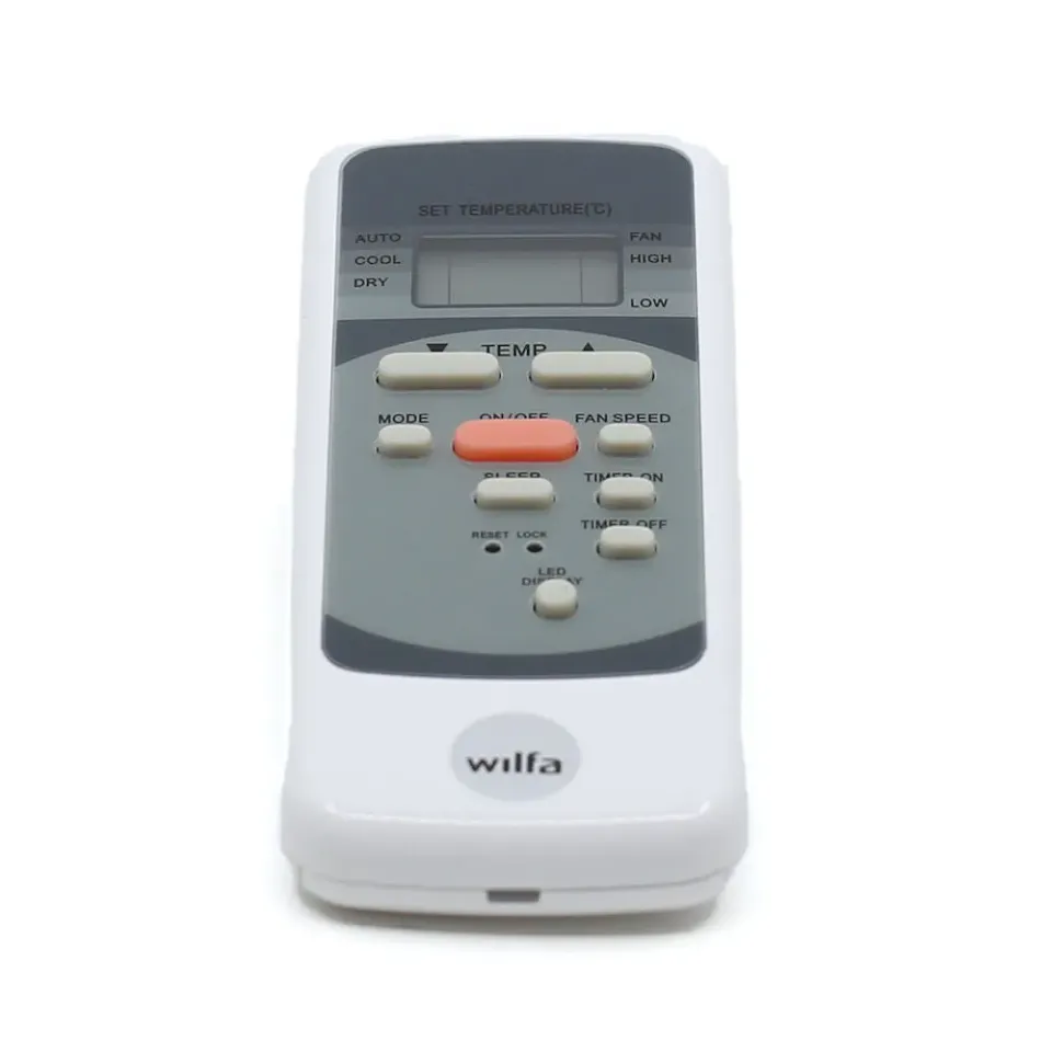 Wilfa Cool 8 télécommande climatiseur d'origine noire