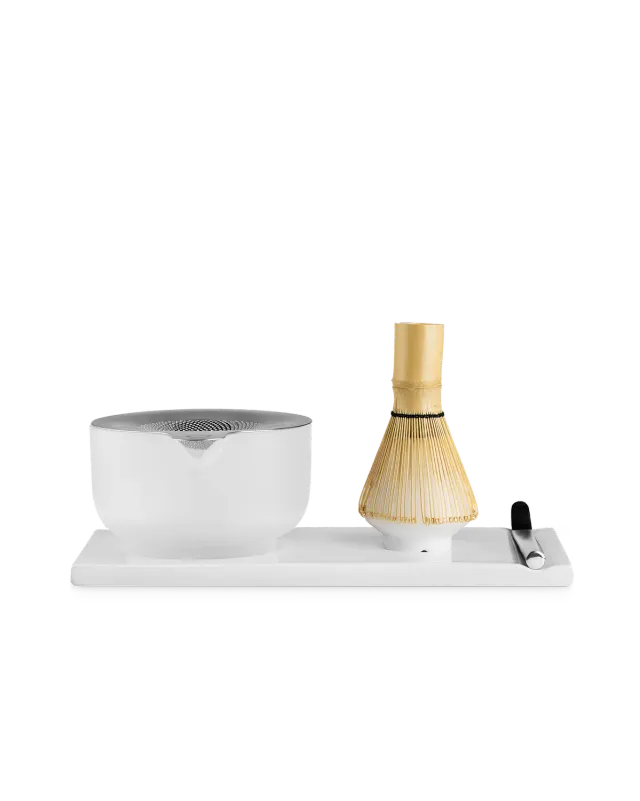 Fellow Matcha Set kit matcha blanc mat céramique