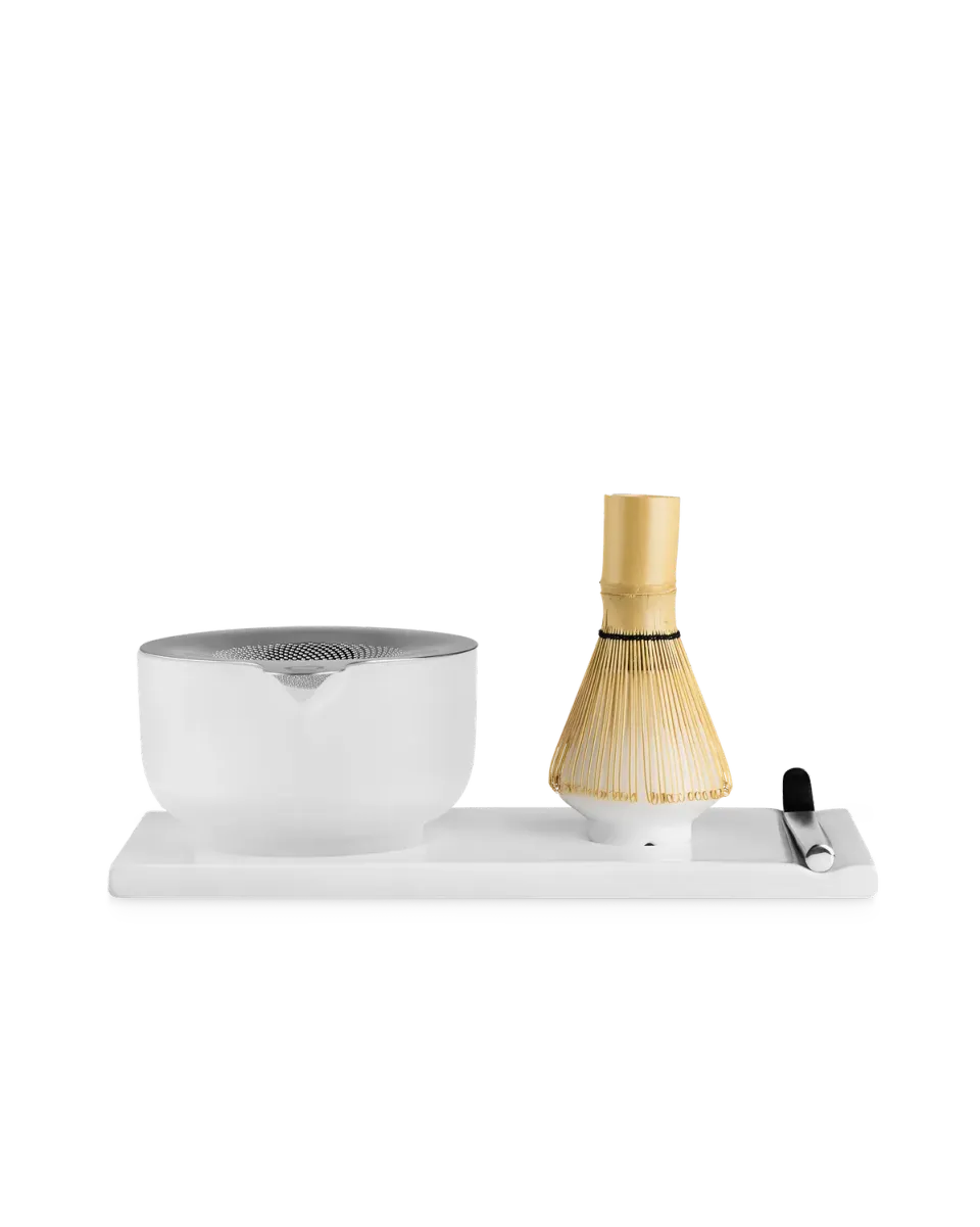 Fellow Matcha Set kit matcha blanc mat céramique