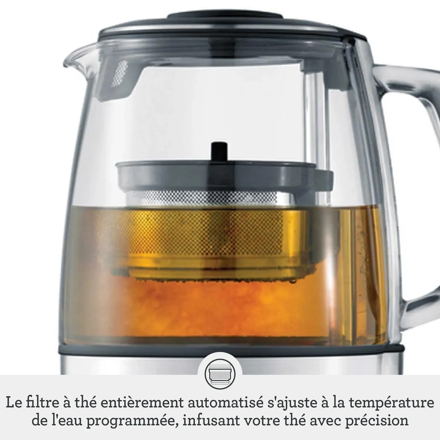 Sage Tea Maker bouilloire à thé inox 1,5 L panier auto