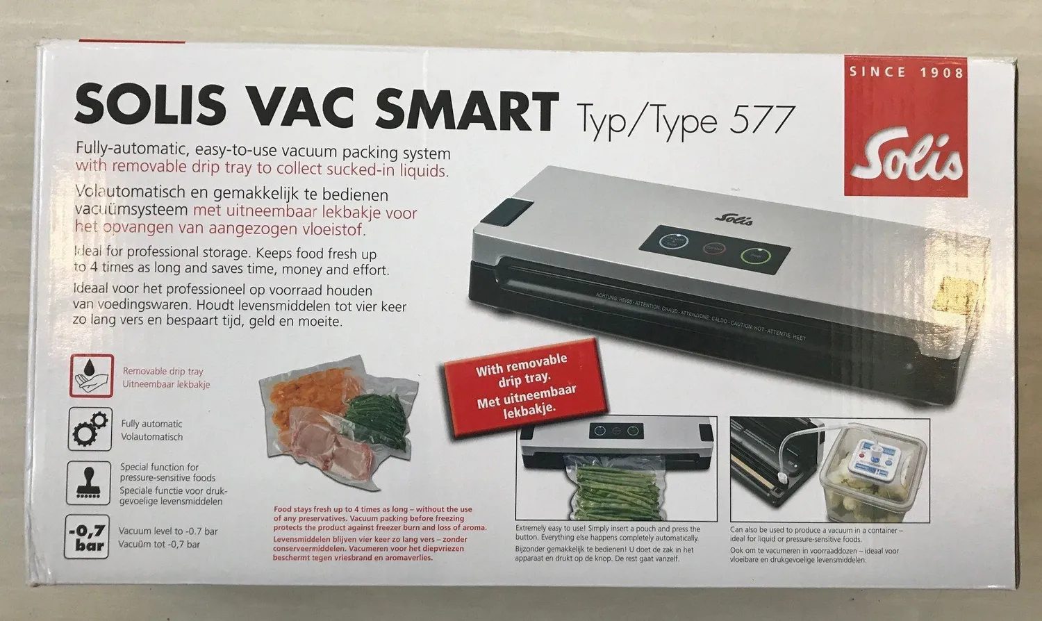 Solis Vac Smart 922.23 machine sous vide inox