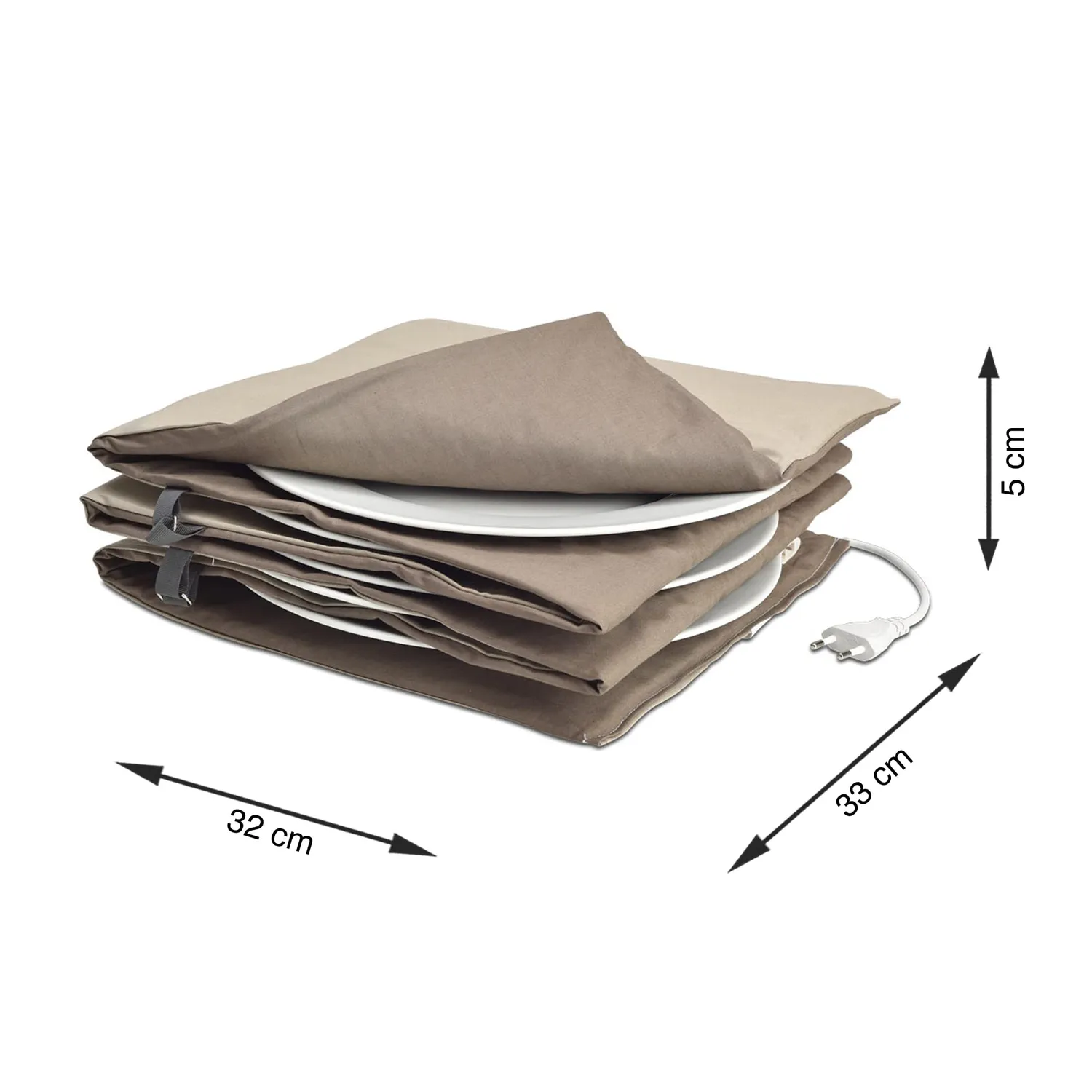 Solis Maxi Gourmet chauffe-assiettes 10 assiettes taupe