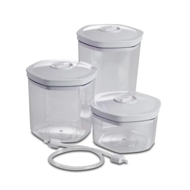 Solis 922.78 boîtes sous vide lot 3 blanc réfrigérateur