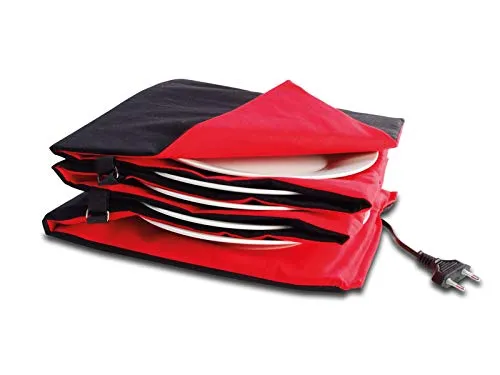 Solis 906.13 chauffe-assiettes noir rouge
