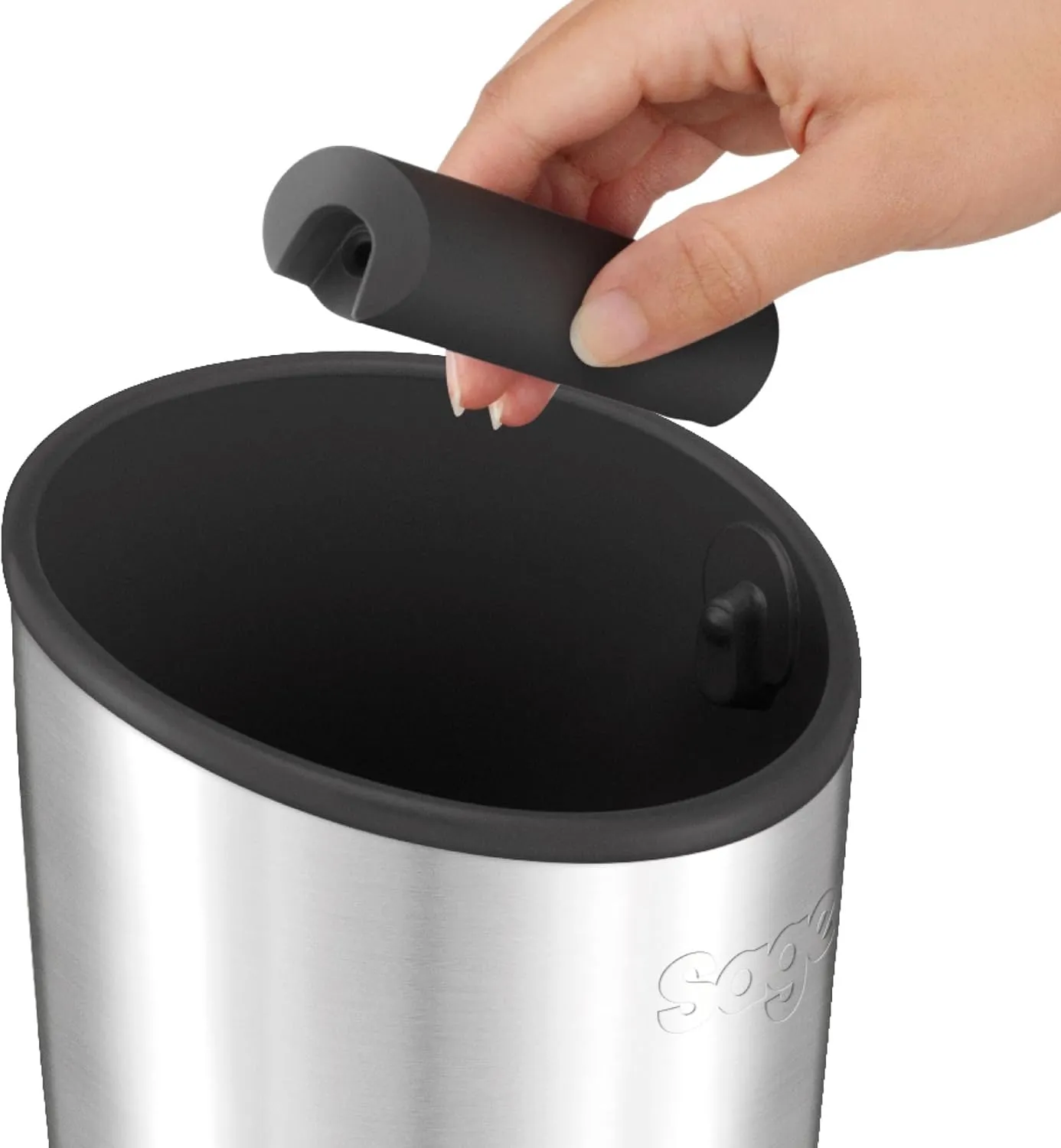 Sage Knock Box 20 bac à marc inox galettes café