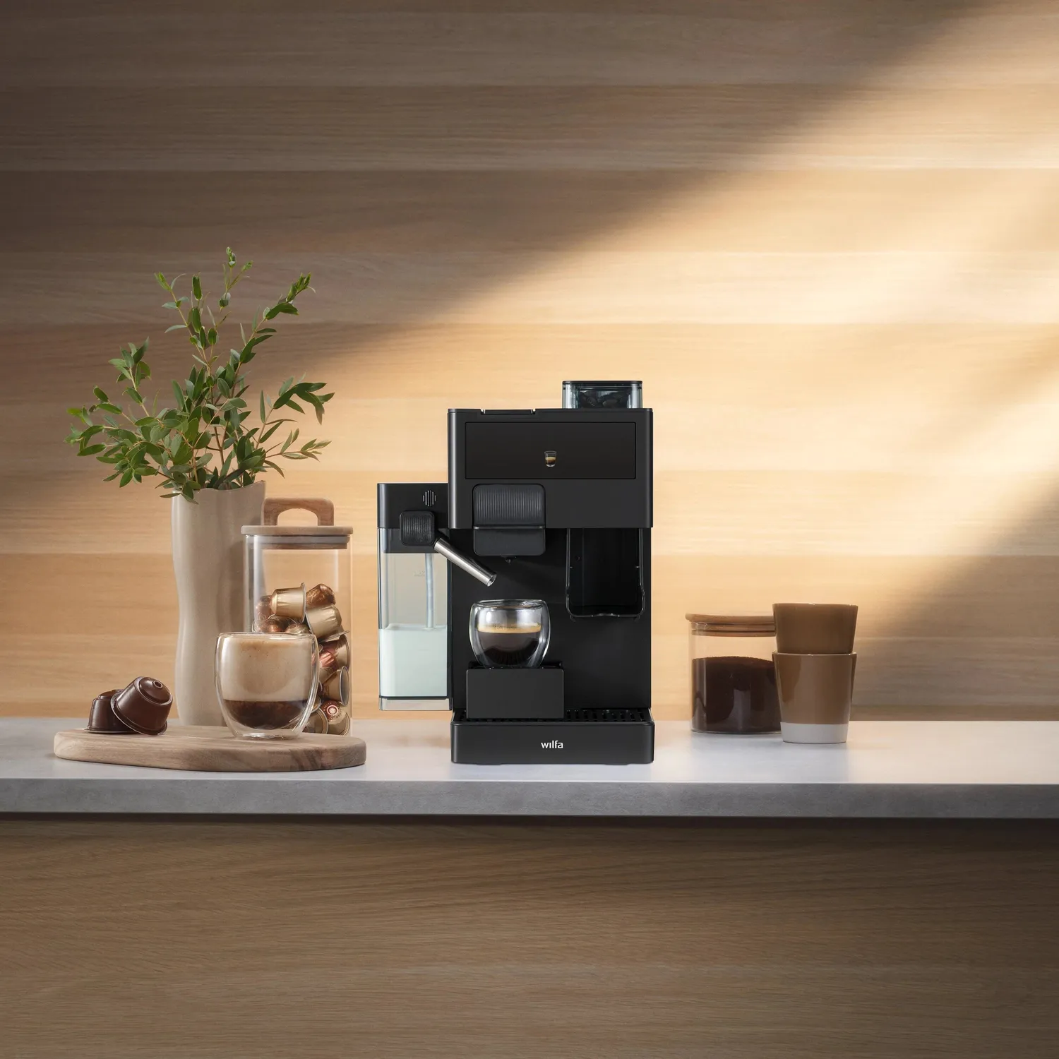 Wilfa Volo Multi Grind machine expresso broyeur capsules