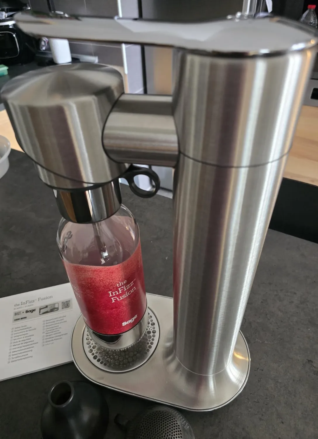 Sage InFizz Fusion machine à soda Sel de Mer 1 L