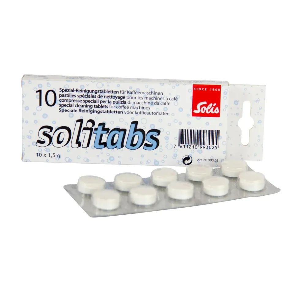 Solis Solitabs 993.02 pastilles nettoyage x10 dégraissantes
