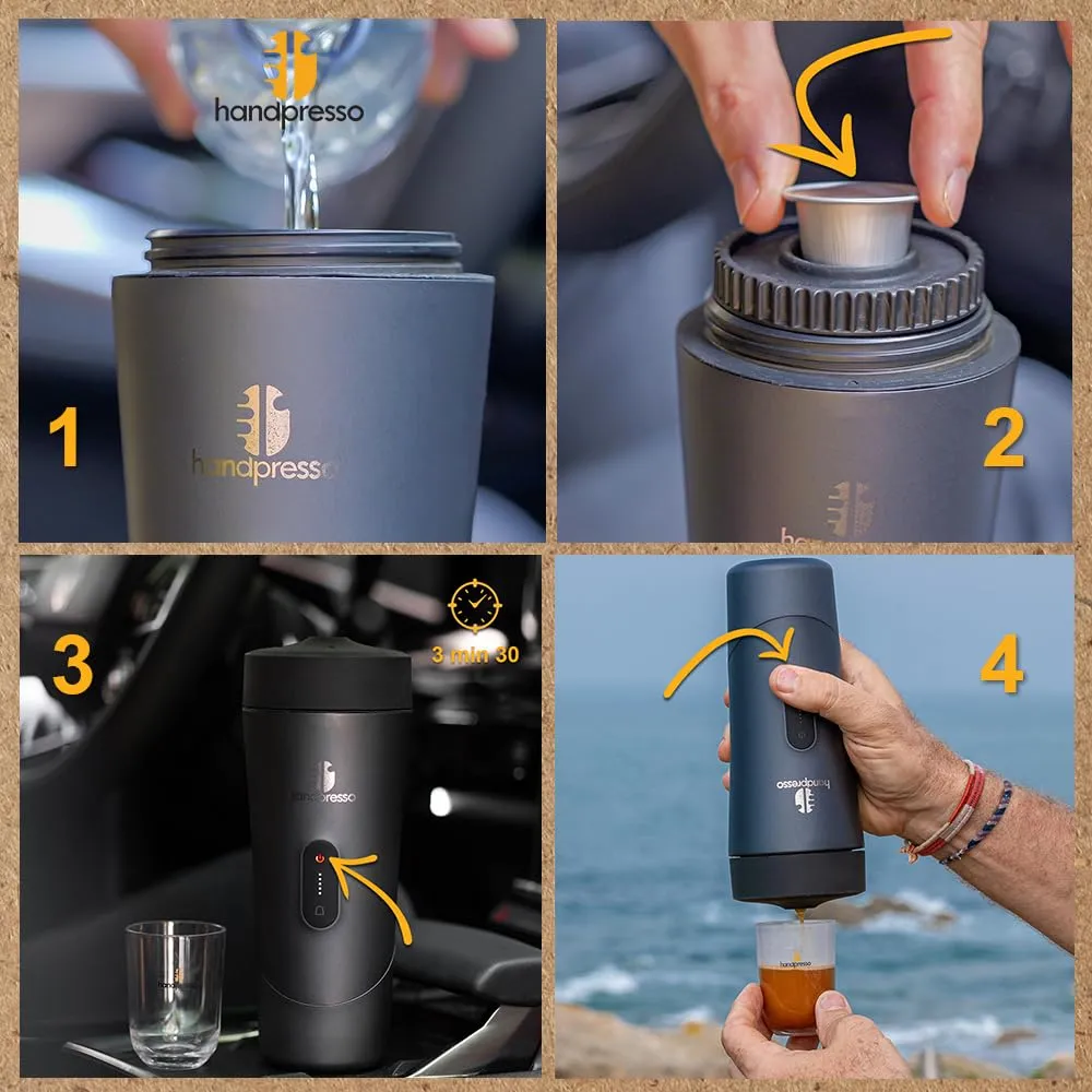 Handpresso Auto machine expresso portable 19 bars capsules