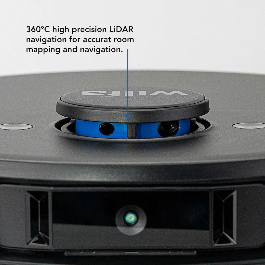 Wilfa Innobot RVC-D4000SL+ aspirateur robot station auto