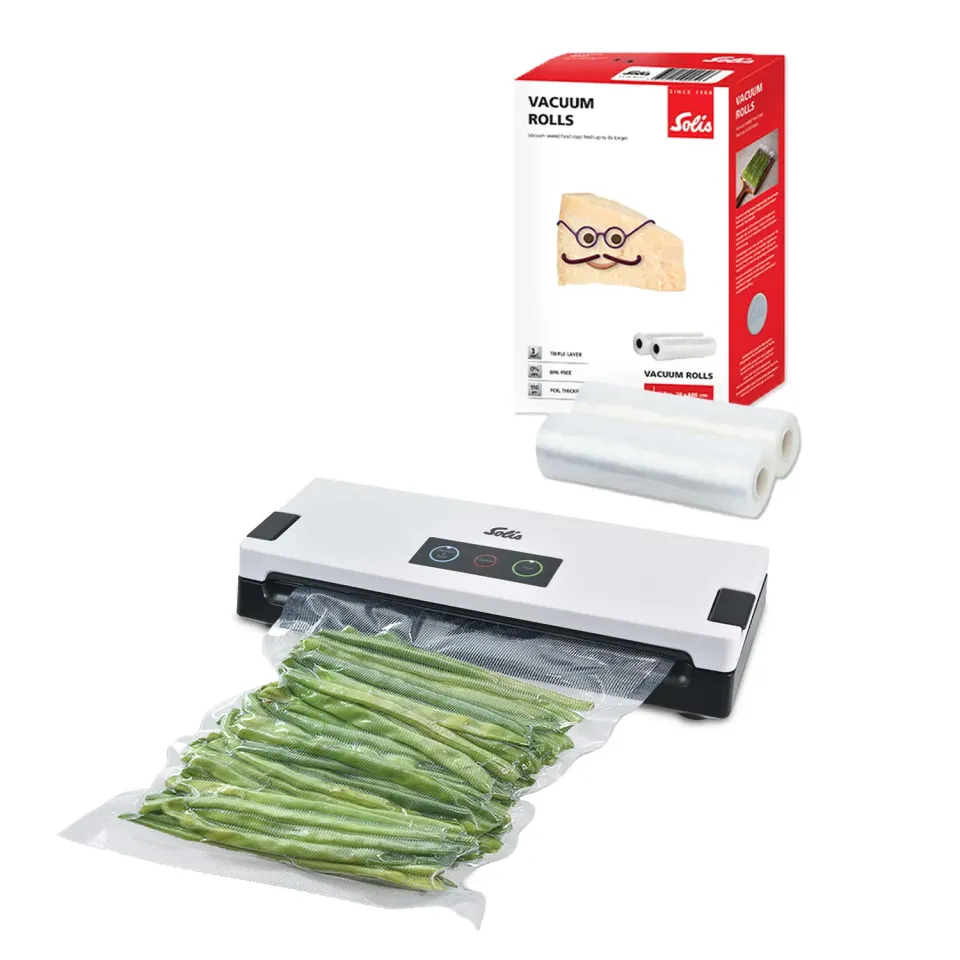 Solis Vac Quick 576 machine sous vide grise + 2 rouleaux