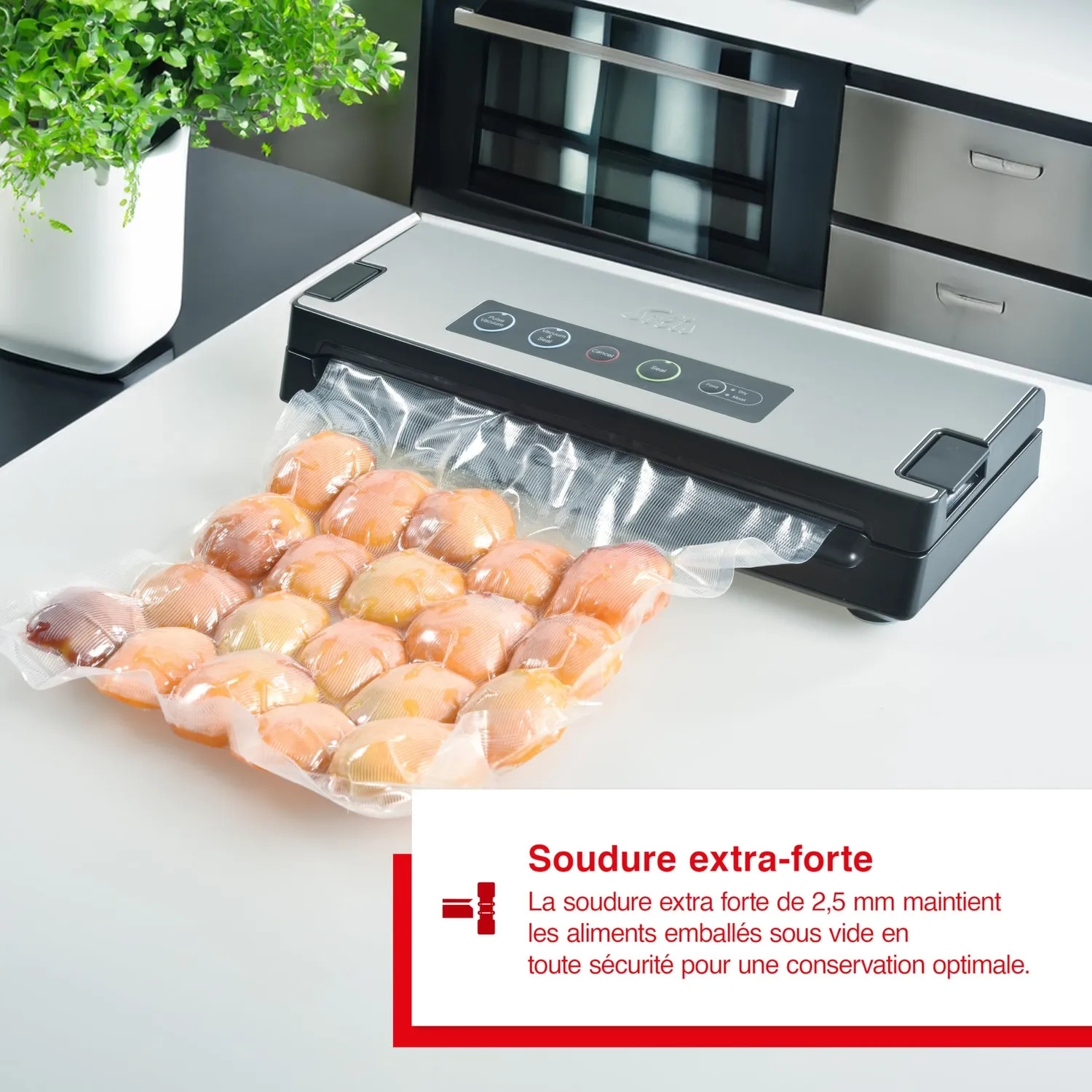 Solis 922.21 machine sous vide noir 110 W sachets et boîtes