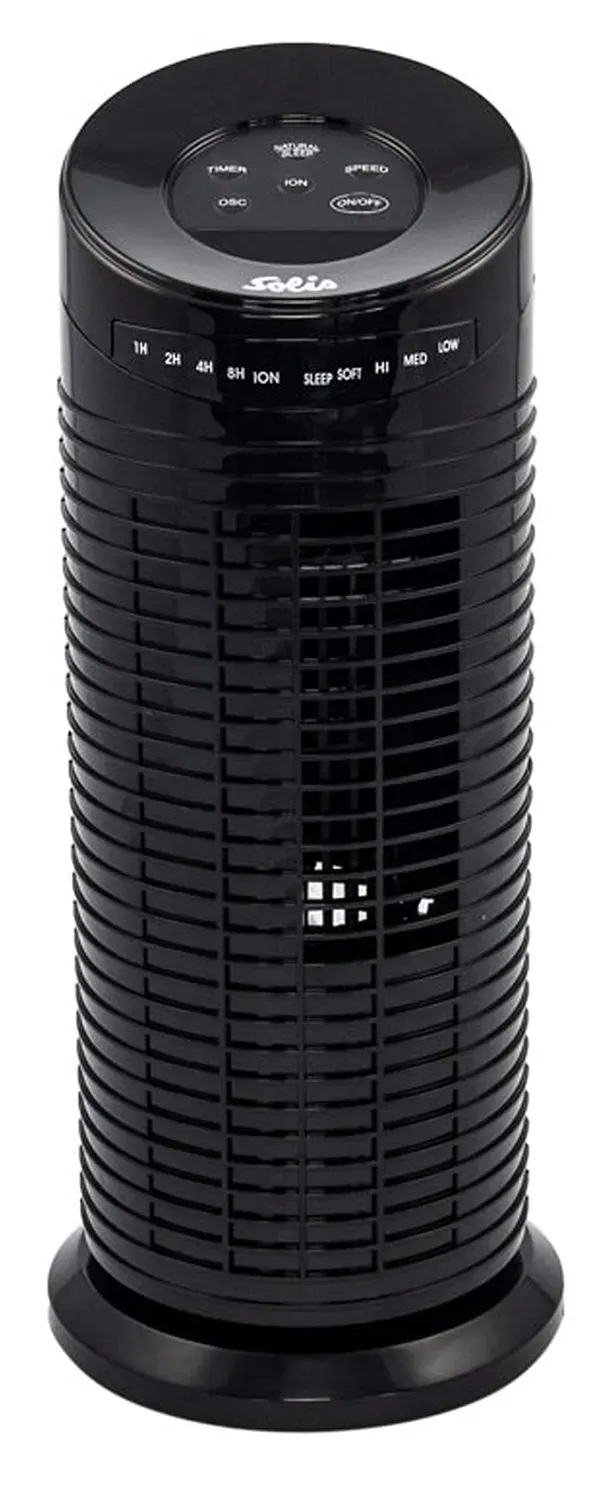 Solis 970.97 ventilateur tour 38 cm noir à ions