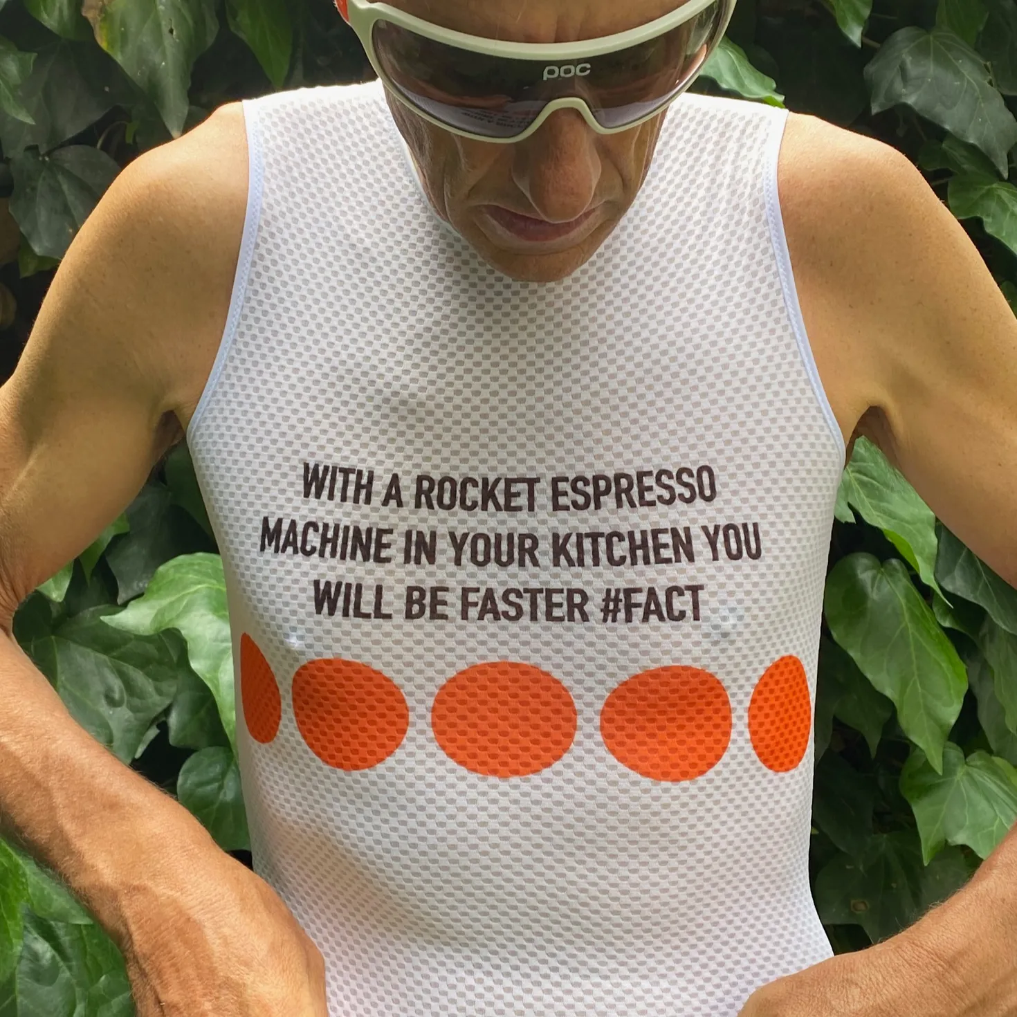 Rocket Espresso Santini sous-maillot vélo base layer M-L