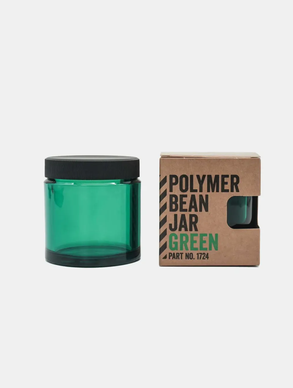 Comandante Polymer Bean Jar bocal polymère vert + couvercle