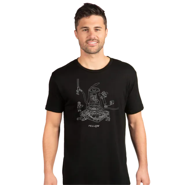 Fellow Stagg EKG t-shirt coton noir M édition