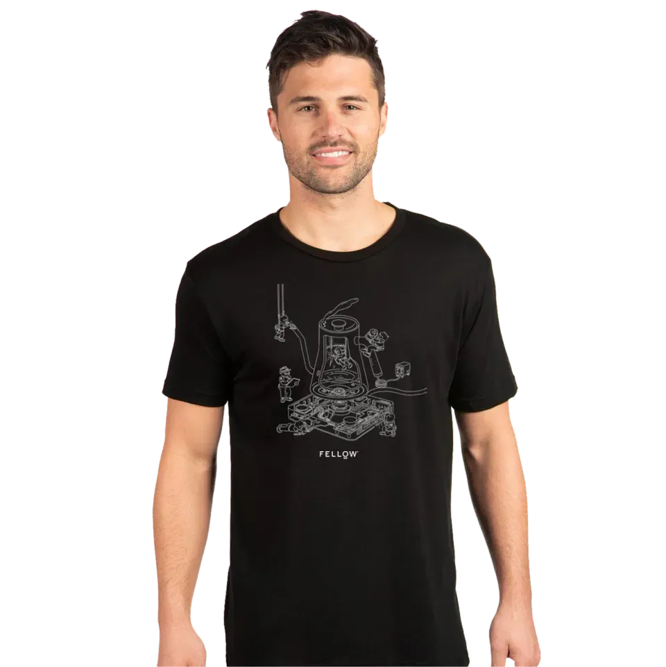 Fellow Stagg EKG t-shirt coton noir M édition