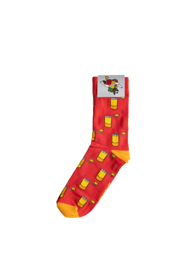 Comandante chaussettes rouge 42-46 paire