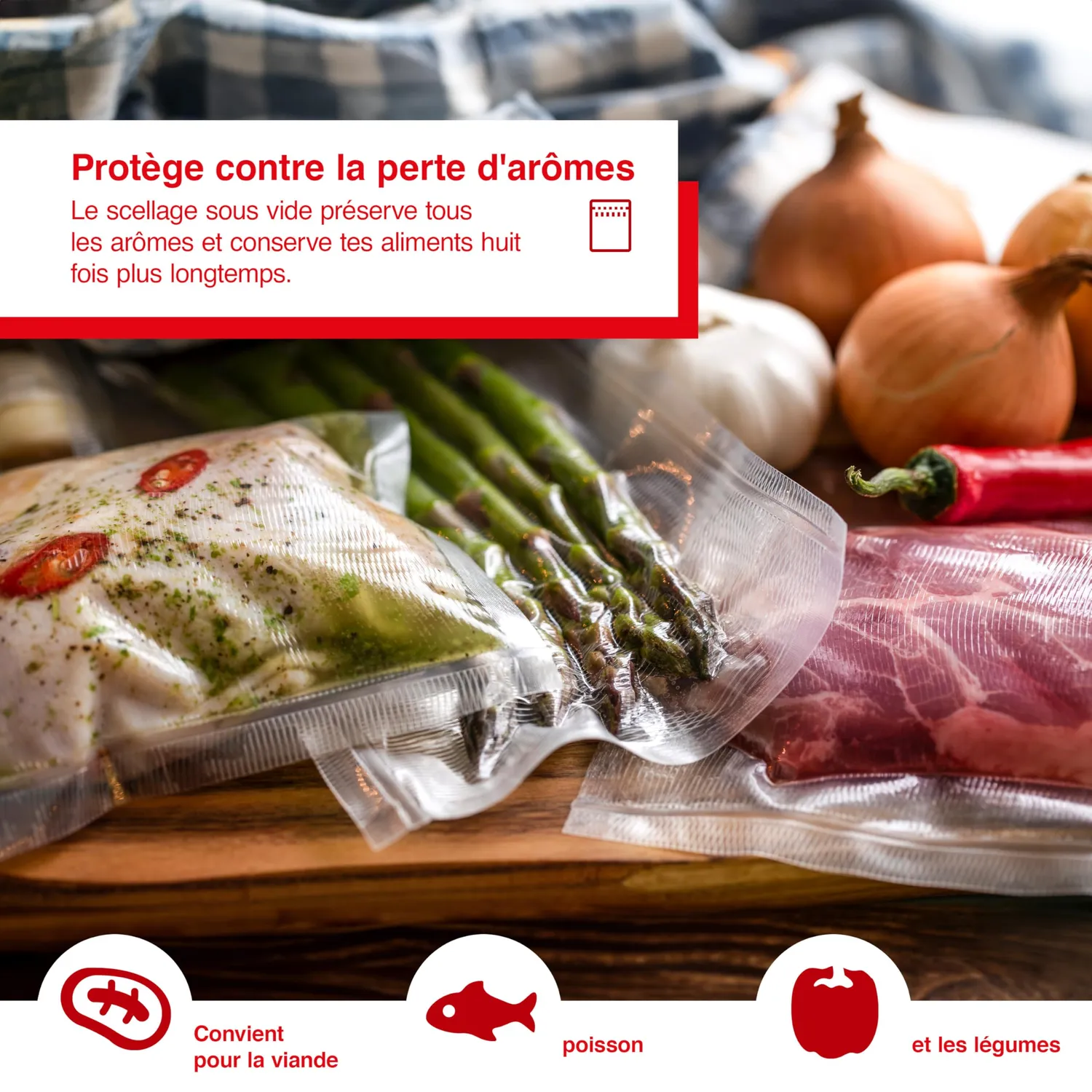 Solis film sous vide 2 rouleaux 20x600cm sans BPA