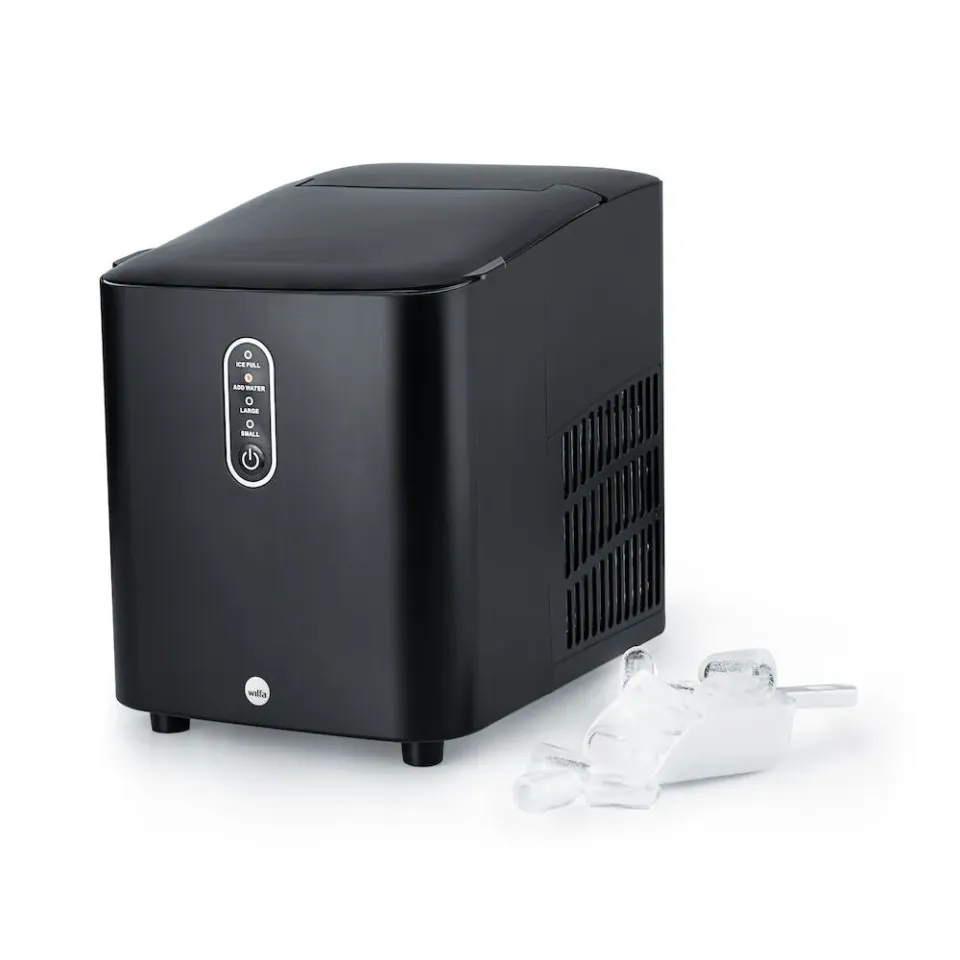 Wilfa Glacier machine à glaçons noir mat 12 kg compacte
