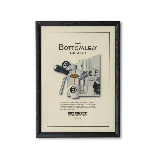 Rocket Espresso Guzzerie Bottomless affiche 210x300 papier recyclé
