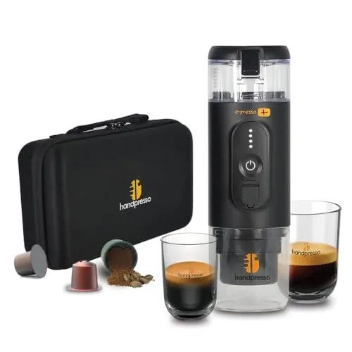 Handpresso E-Presso+ cafetière portable 90 ml valise