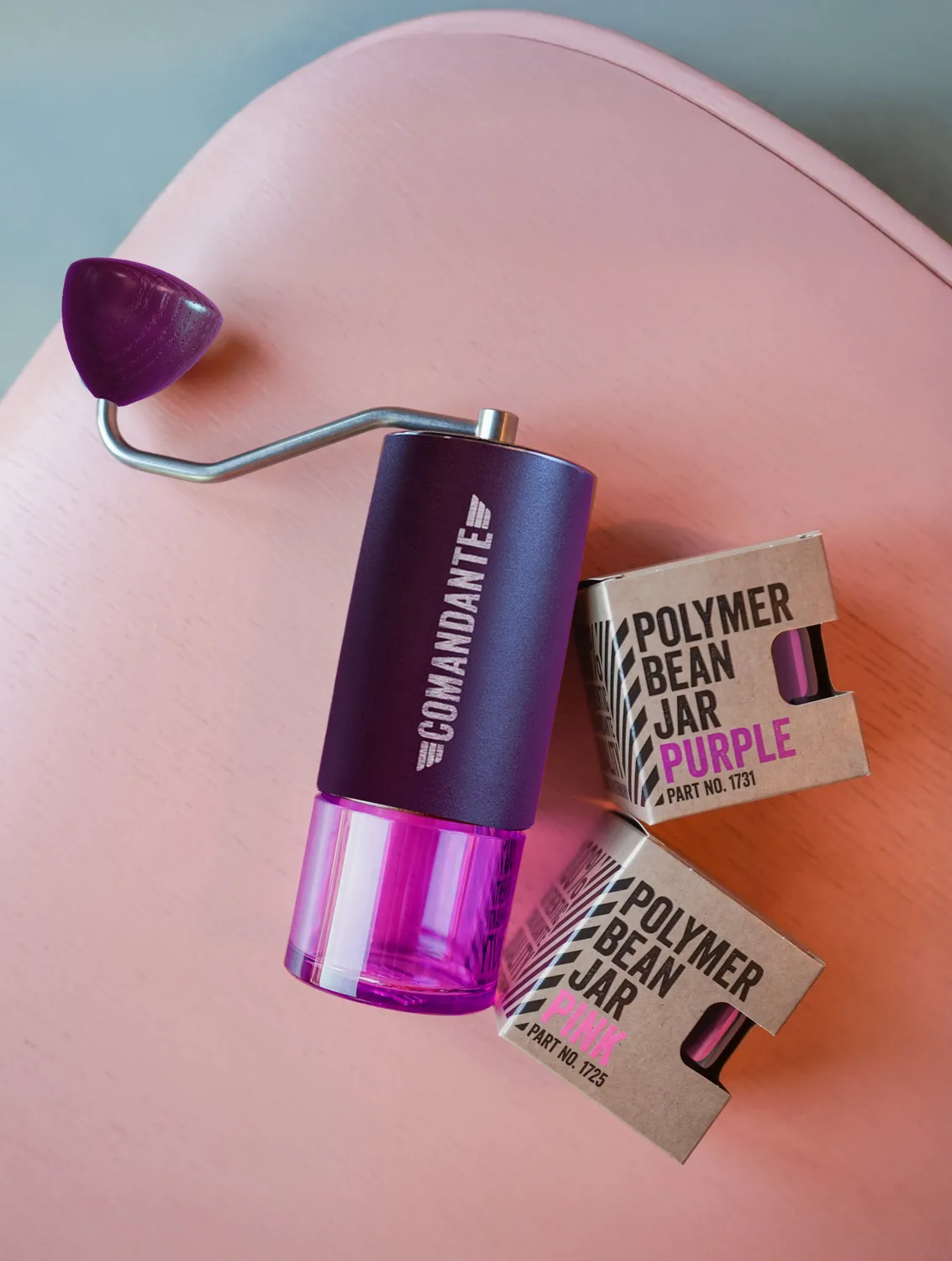 Comandante Polymer Bean Jar pot violet 40 g incassable