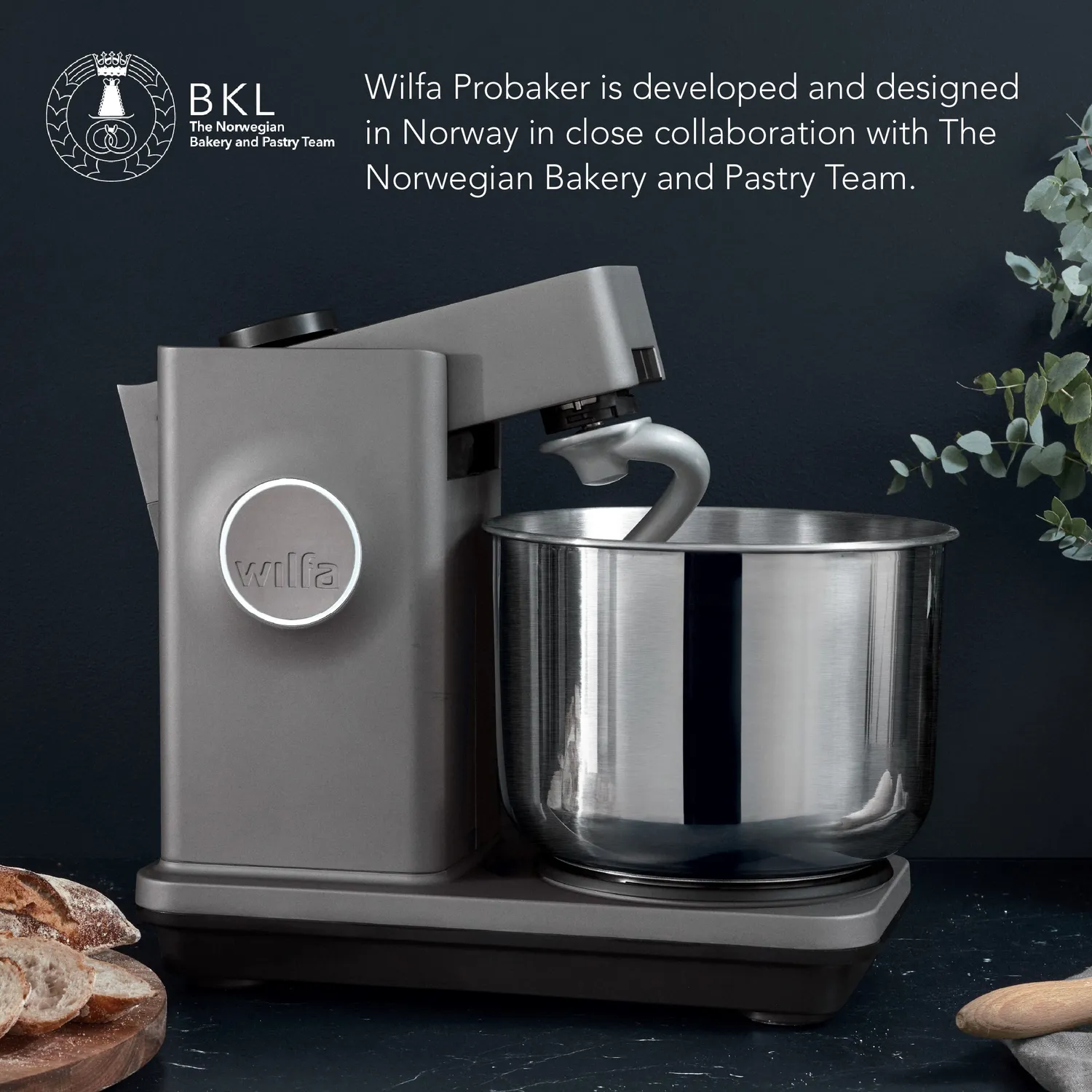 Wilfa Probaker robot pâtissier 7 L double pétrissage
