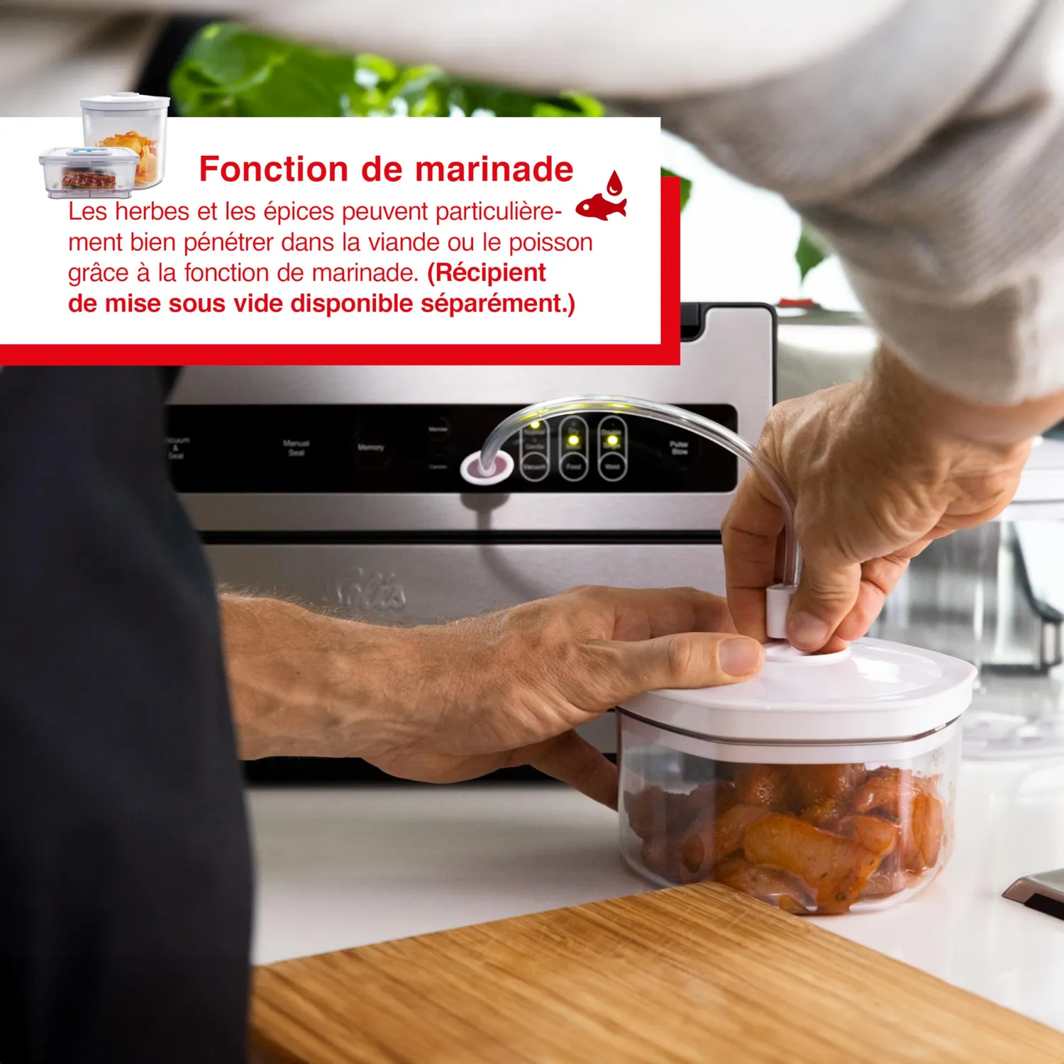 Solis VertiVac Plus 5703 machine sous vide 30 cm