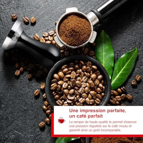 Solis 51 mm tamper presse café aluminium