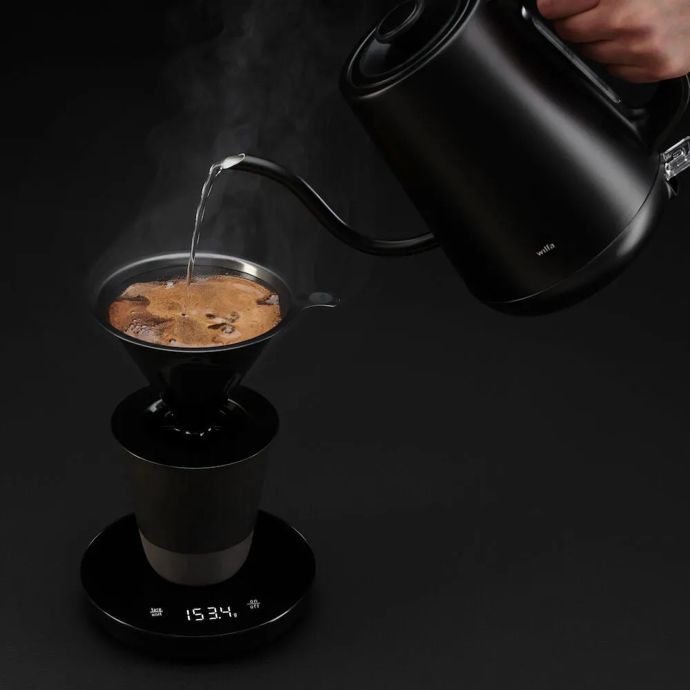Wilfa Uni balance cuisine connectée Bluetooth précision 0,3 g