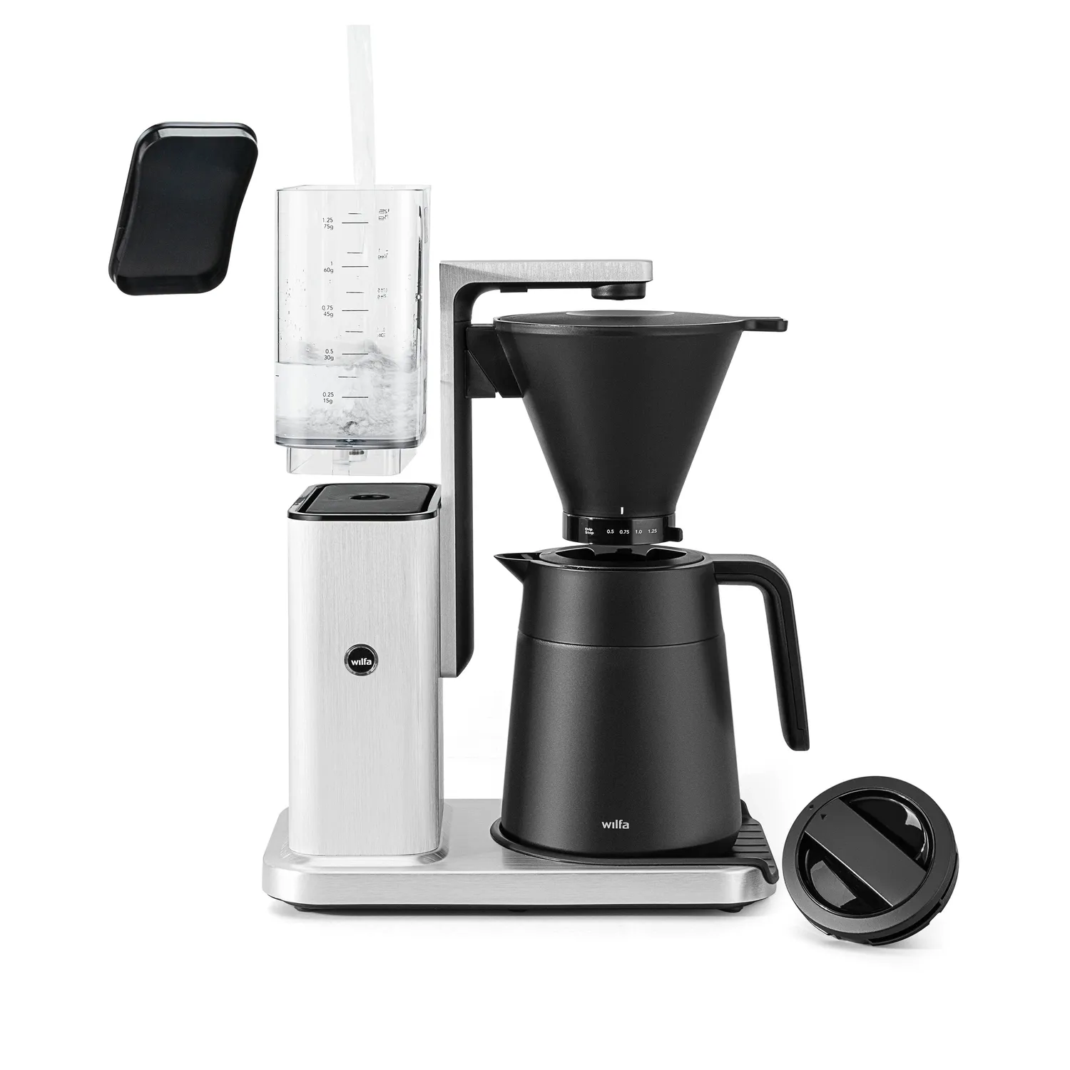 Wilfa Zense Alux Thermo cafetière filtre 1,25 L inox