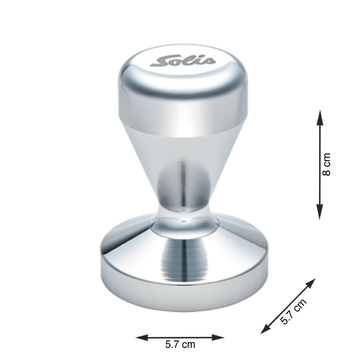 Solis 58 mm tamper presse café inox 680 g
