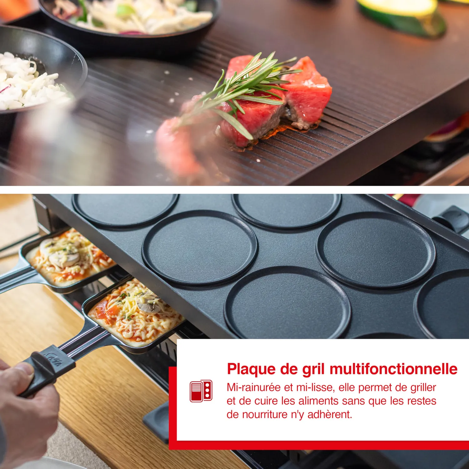 Solis Table Grill 791 grill raclette 8 personnes inox
